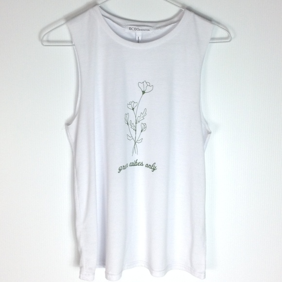 BCBG Green Vibes Muscle Tank - Picture 1 of 6